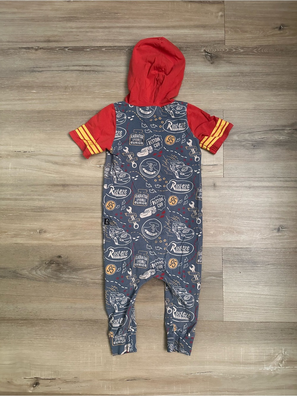 RAGS by Rags to Raches Rust-eze Racing Romper 18–24M - Picture 4 of 8